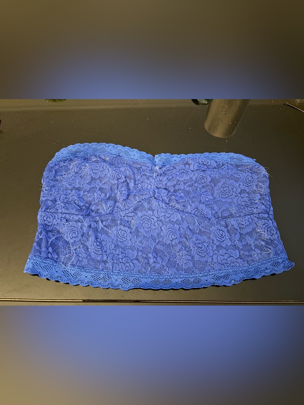 Blue Lace Bandeau Bralette - Women Intimates & Sleepwear